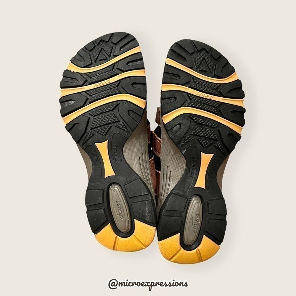 GH Bass & Co Men Propel Open Toe Beach Summer Vacation Brown Hiking Water Sandal - Picture 5 of 8